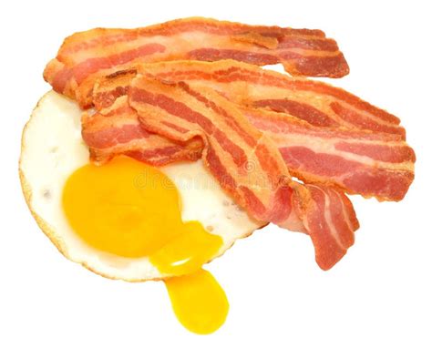 Fried Egg And Bacon Rashers Stock Photo Image Of Breakfast Morning