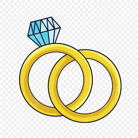 Pink Diamond Ring Clipart Vector Doodle Style Love Diamond Ring Ring