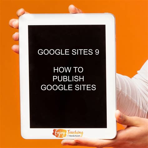 how to publish google site
