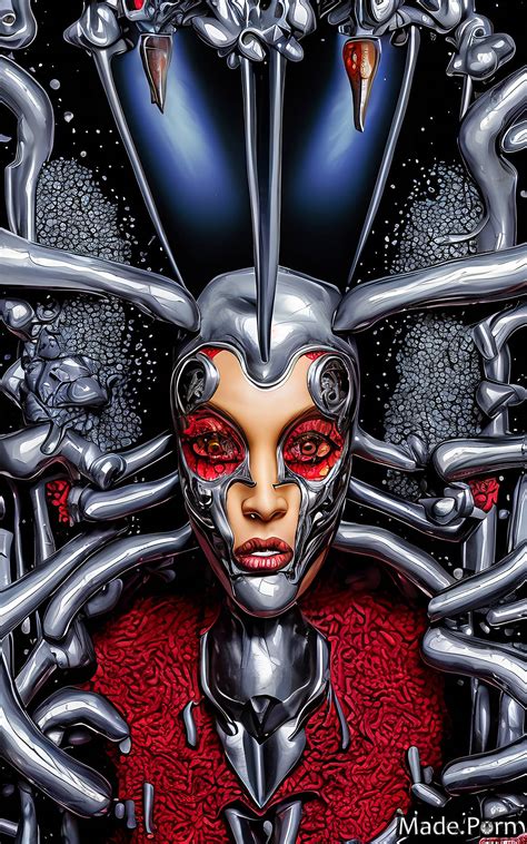 Porn Image Of Dark Vivid Silver Screaming Catacombs Alien Planet Created By AI