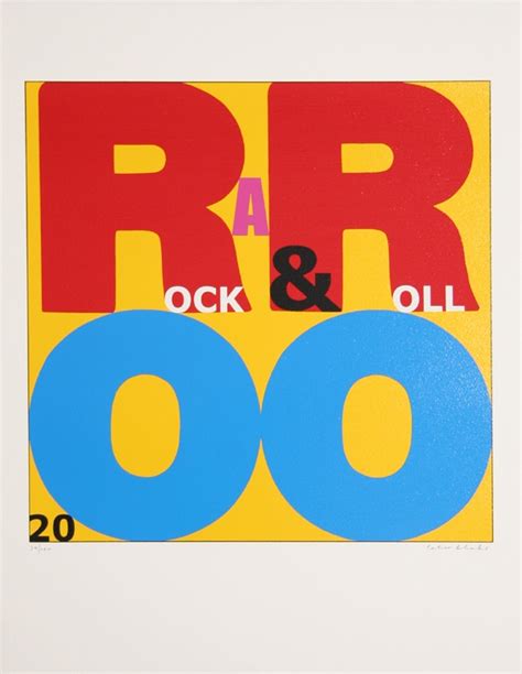 Peter Blake Peter Blake Typographic Poster Pop Art