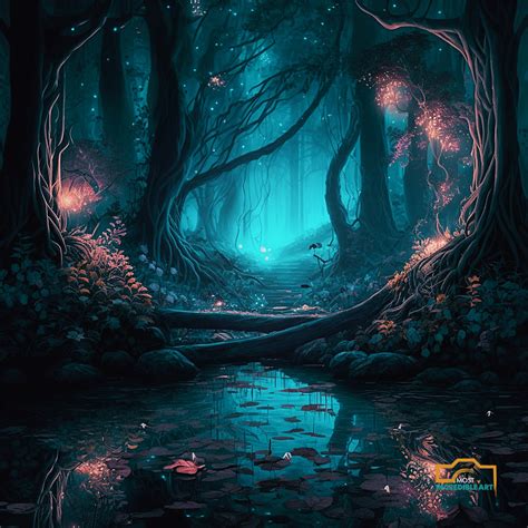 Majestic fantasy forest - Amazing wall art – Most Incredible Art