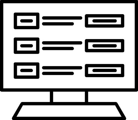 Online Survey Line Icon Vector Art At Vecteezy