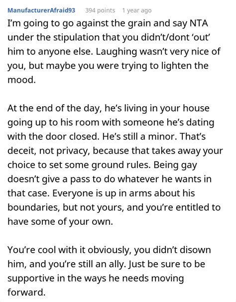 Parent Outs Sons Not So Secret Boyfriend Bursts Out Laughing When He Says Hes Not Gay