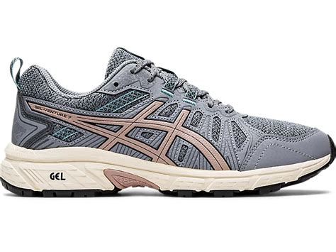 Women S Gel Venture 7 Sheet Rock Fawn Trail Running Shoes Asics