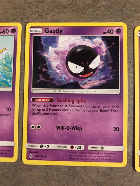 Pokémon Cards 5 Psychic Type New Trading Cards Etsy