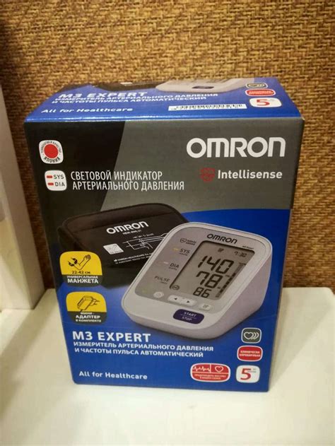 Тонометр OMRON M3 Expert (HEM-7132-ALRU) автоматический + Адаптер ...