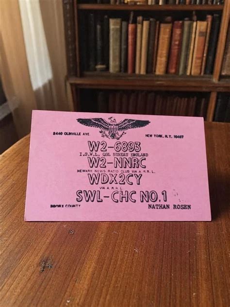 CARTE QSL VINTAGE Radio Amateur Ancienne Souvenir de Communication Rétro EUR PicClick FR