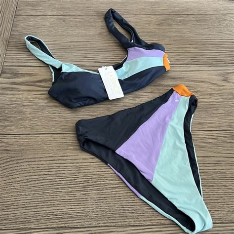 L Space Swim Lspace Luca Sunburst Bikini Set S Poshmark