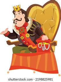 King Fashion King Old Tales Naked Stock Vector Royalty Free 2198825981 Shutterstock