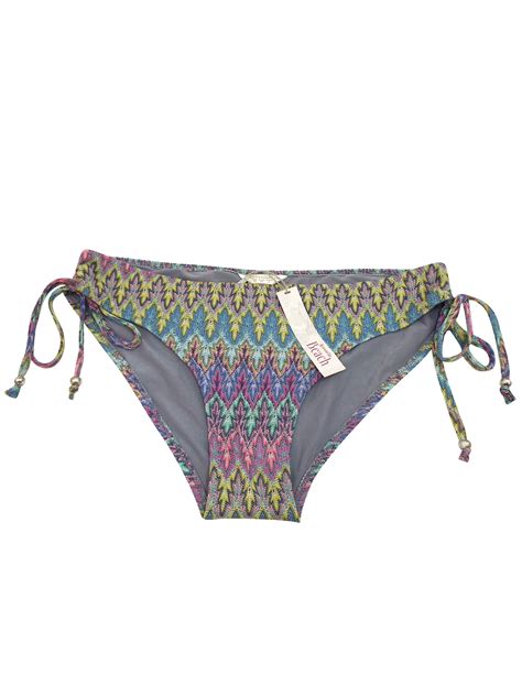 Accessorize MULTI Crochet Knit Low Rise Bikini Bottoms Size 6 To 18