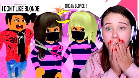 I Dyed My Hair Blonde And My Boyfriend Hated It Roblox Royale High Youtube