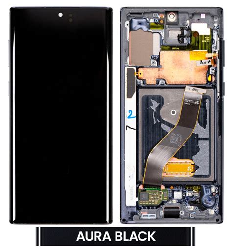 Samsung Galaxy Note 10 (N970F) OLED LCD Display Assembly With Frame ...