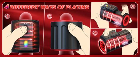 Amazon Automatic Male Masturbator Adult Sex Toys For Men Dual Sleeve Rotating Vibrating