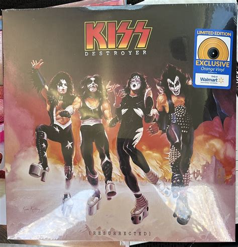 KISS Destroyer (Resurrected) - Orange Vinyl - New & Sealed | eBay