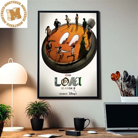 Loki Season 2 First Official Poster Loki And Miss Minutes Home Decor Poster Canvas Mugteeco