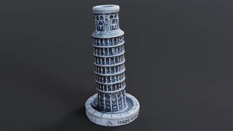 The Leaning Tower Of Pisa Miniature 3D Modell TurboSquid 2080890