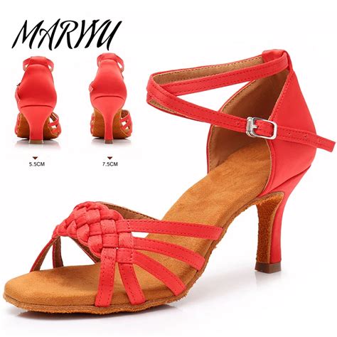 Novo Quente Sapatos De Dan A Latina Sapatos De Sal O Feminino Salto Alto Tango Jazz