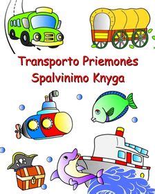 Transporto Priemones Spalvinimo Knyga Automobiliai Traktorius