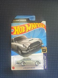 Hot Wheels Aston Martin 1963 DB5 James Bond Goldfinger HW Screen Time 2024 Hobbies Toys