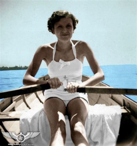 Eva Braun Color Photo Inside The Third Reich Vintage Swimwear Ww