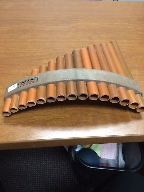 Winston Pan Flute Brownish 15 Pipes Reverb