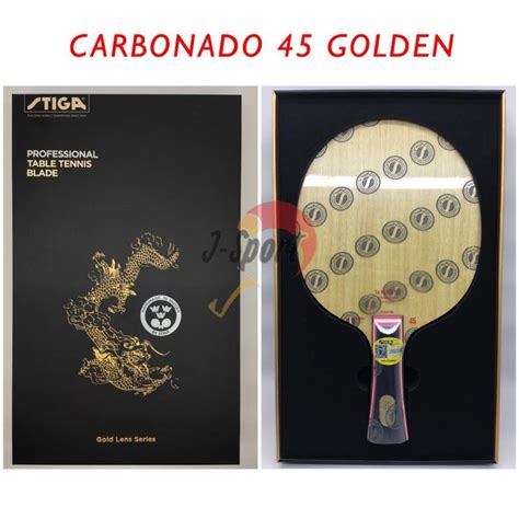 Jual STIGA CARBONADO 45 GOLDEN BLADE KAYU STIGA C45 GOLDEN KAYU ...