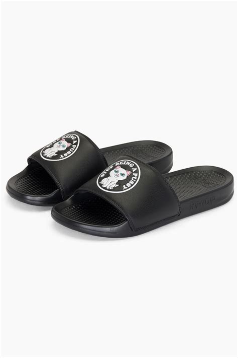 Ripndip Stop Being A Pussy Sliders Black RND9993