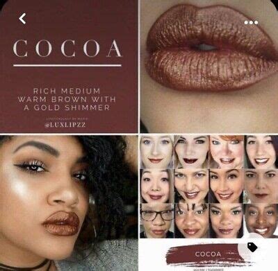 Cocoa LipSense By SeneGence A Rich Warm Brown With A Gold Shimmer New