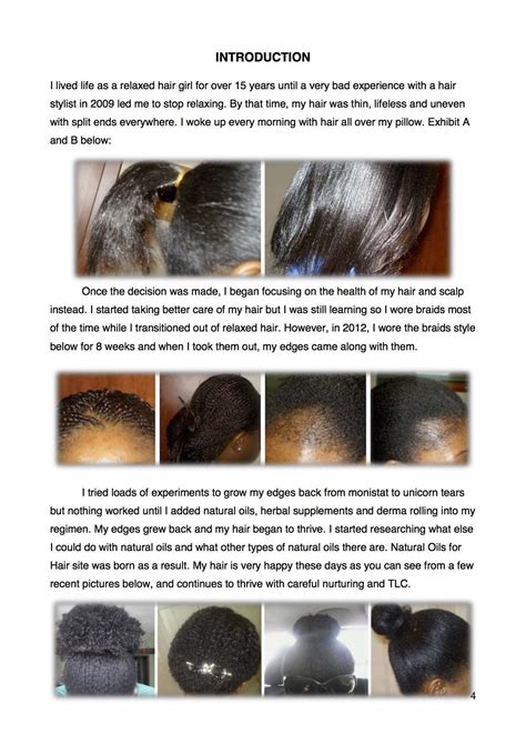 natural oils in hair
