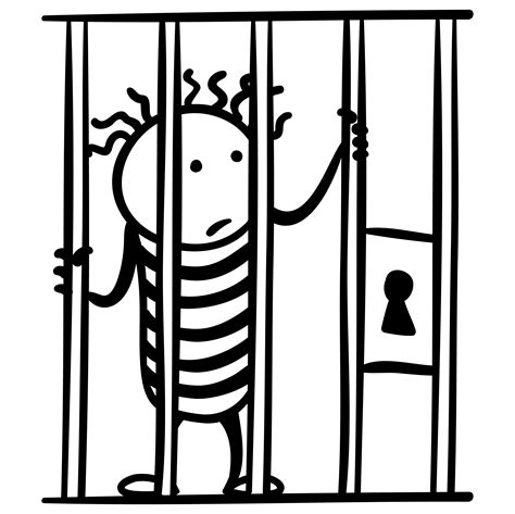 prison cell drawing 7