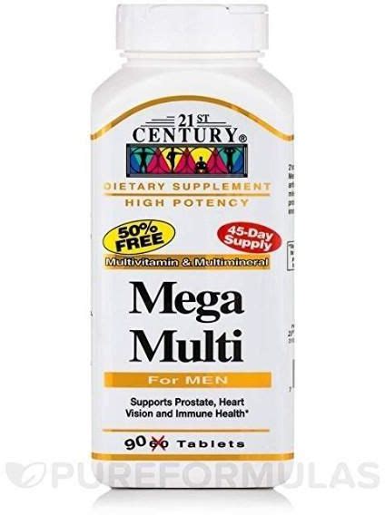 سعر ومواصفات 21st Century Mega Multi for Men Multivitamin Multimineral ...