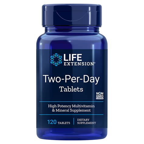 Two-Per-Day Tablets | High-potency multivitamins | Life Extension