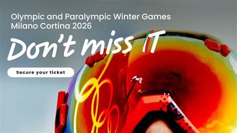 How to buy tickets for the Milano Cortina 2026 Olympic Winter Games ...
