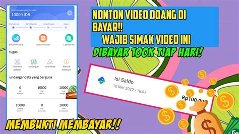 Nonton Video Di Bayar Apk Penghasil Uang Terbaru Nonton Video