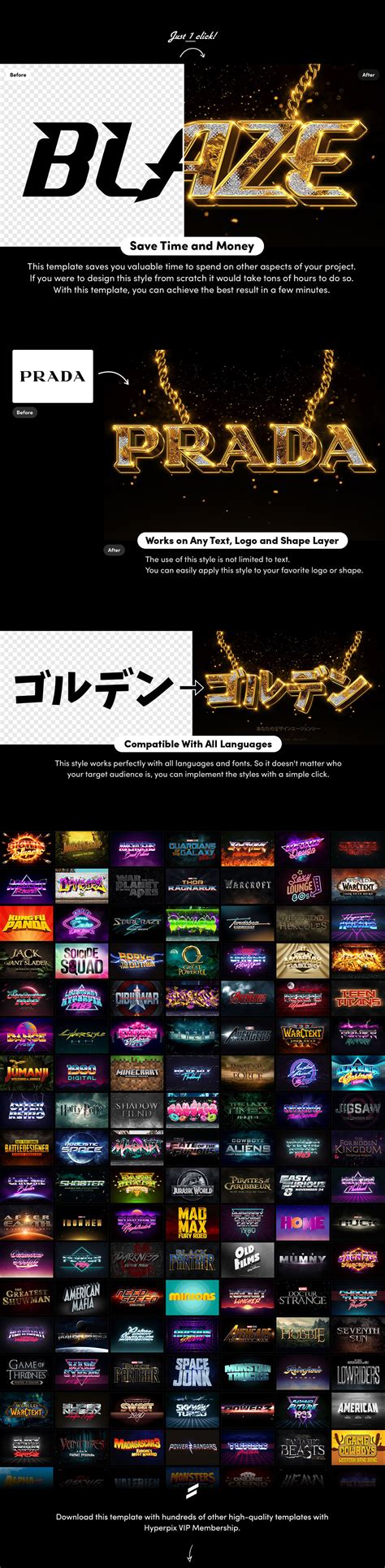 Psd Gold Bling Bling Text And Logo Effect Behance