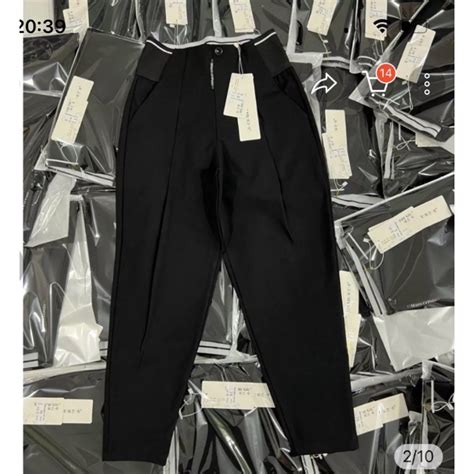 Quần Baggy Nữ Khuy Umi Cạp Chun Sau Bản Lưng Cao Siêu Hot Shopee Việt Nam