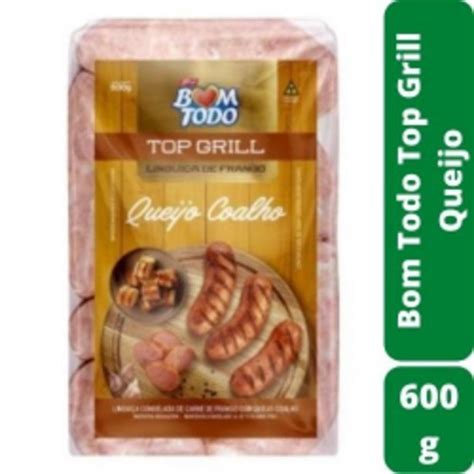 Linguiça de frango bom todo top grill 600g queijo coalho oferta na Rede