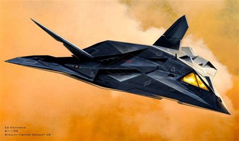 Ed Natividad Concept Art World Aircraft Stealth Aircraft Space