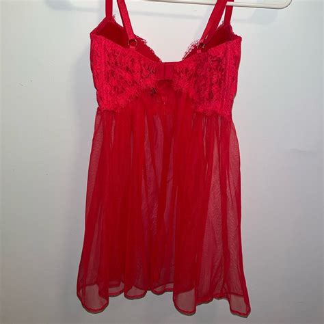 Red Babydoll Lingerie Gem