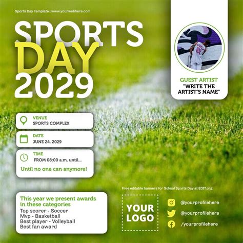 Sports Day Flyer Templates to Edit Online