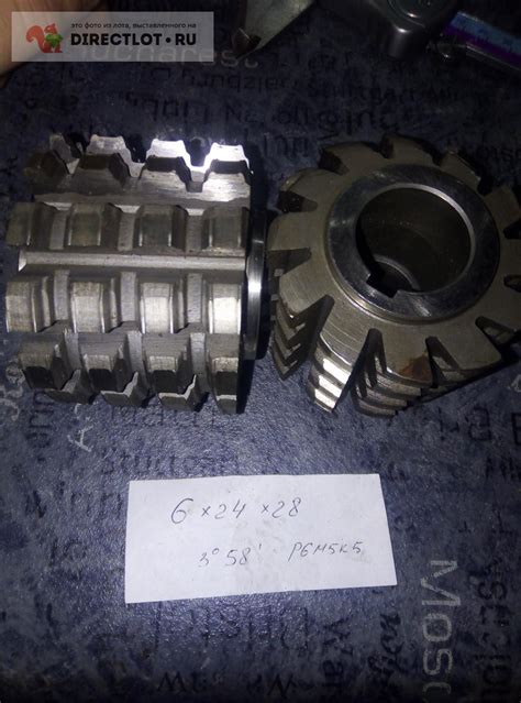 Фреза червячная шлицевая 6х24х28 3°58 Р6М5К5 купить в Кургане цена 2000 ...