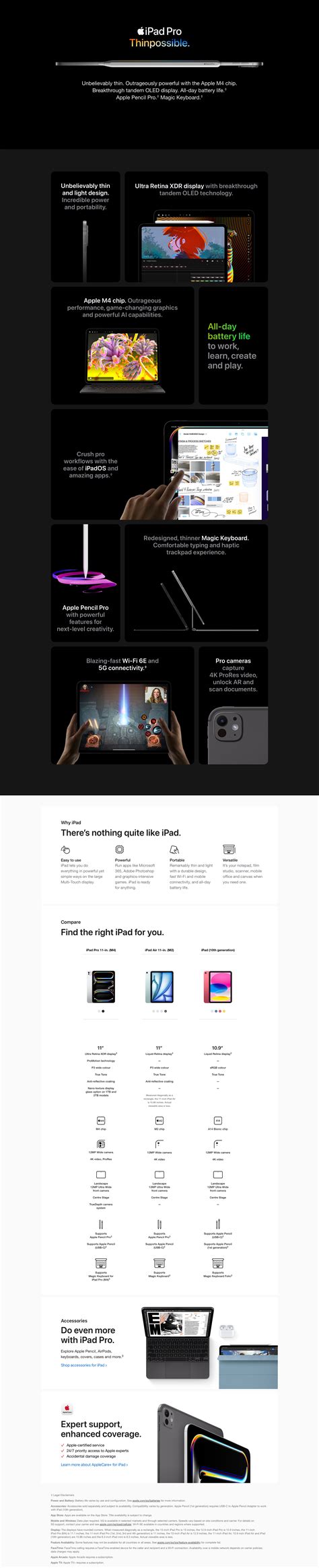 Apple Unveils the 5th Generation iPad Pro 11-Inch with M4 Chip