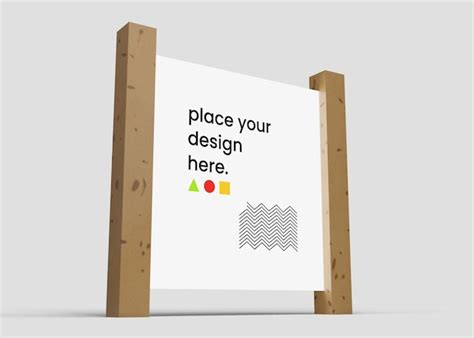premium psd  sign   place  design