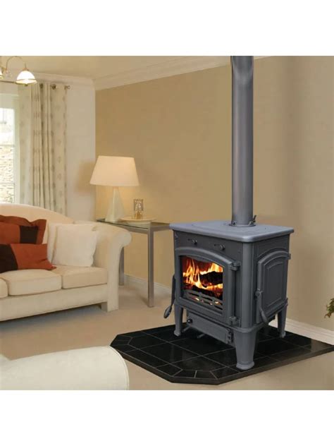 Чугунная печь Ferguss L Short с шибером и боковой дверцей с прозрачным ...