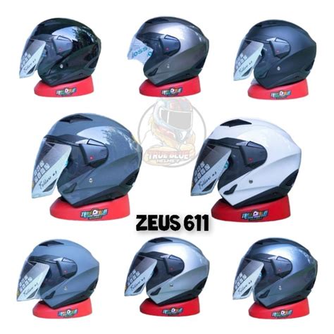 Jual Helm Zeus 611 Solid 100 Original Shopee Indonesia