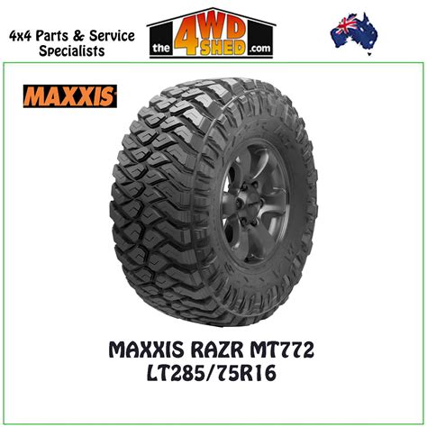 Maxxis Mud Terrain Tyre RAZR MT772 LT285/75R16 126/123Q 10PR