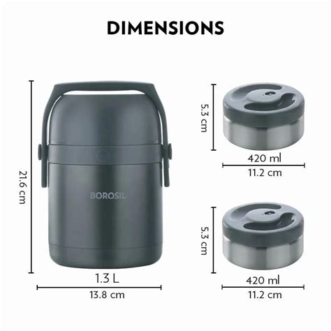 Borosil Hot N Fresh Lunch Boxes 1000 ML At 1549 Piece In Mumbai ID