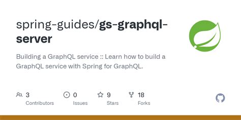 Github Spring Guides Gs Graphql Server Building A Graphql Service