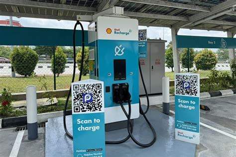 shell recharge deploys kw dc charger  shell ldp puchong south